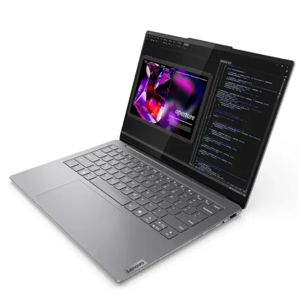 Laptop Lenovo Yoga Slim 7, Intel Core Ultra 5 125H, 14" WUXGA OLED, 16 GB RAM DDR5, 512 GB SSD, 83CV0023LM - Imagen 3