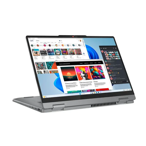 Laptop Lenovo IdeaPad 5 2-in-1 14AHP9, AMD Ryzen 7 8845HS, 16GB RAM DDR5, 14" WUXGA IPS, AMD Radeon 780M Graphics, 512GB SSD M.2, 83DR002CLM - Imagen 2