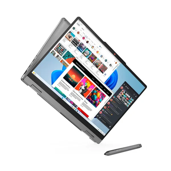 Laptop Lenovo IdeaPad 5 2-in-1 14AHP9, AMD Ryzen 7 8845HS, 16GB RAM DDR5, 14" WUXGA IPS, AMD Radeon 780M Graphics, 512GB SSD M.2, 83DR002CLM - Imagen 3
