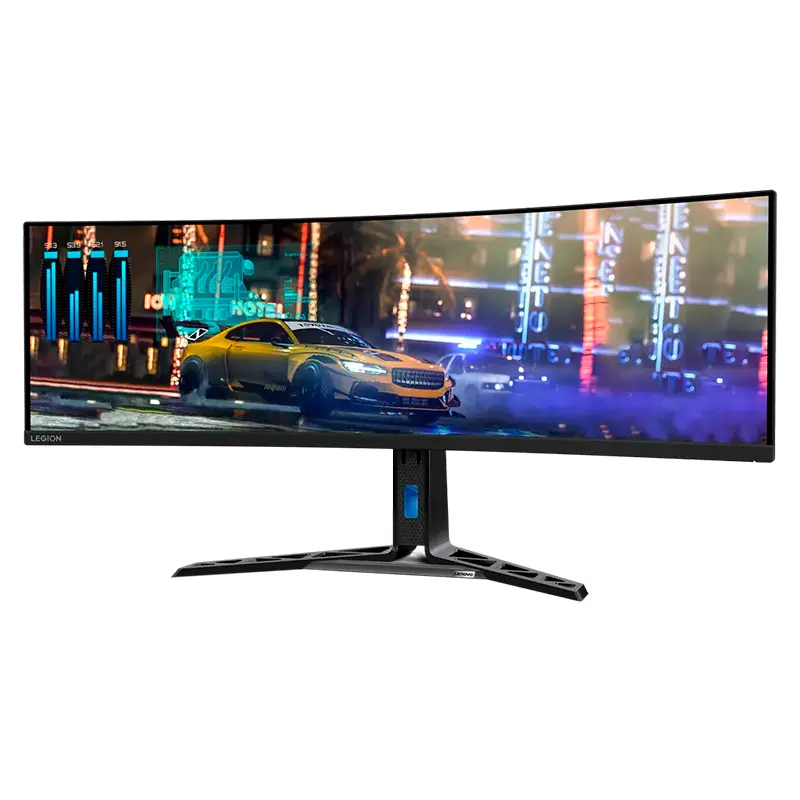 Monitor Curvo Lenovo Legion R45w-30, DQHD 44.5", VA con backlight WLED, 5120 x 1440, 165Hz / 170Hz Overclock, 1MS,  2 x HDMI, 1 x DP, 67B1GAC3LA - Imagen 3