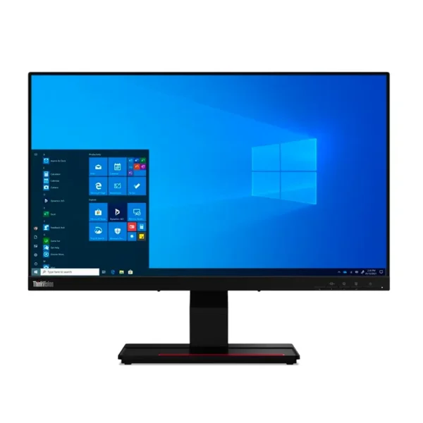 Monitor Plano ThinkVision T24t-20 (Touch), 23.8", WLED, 1920 x 1080, 60Hz, 1 x HDMI, 1 x DP, 62C5GAR1LA - Imagen 2