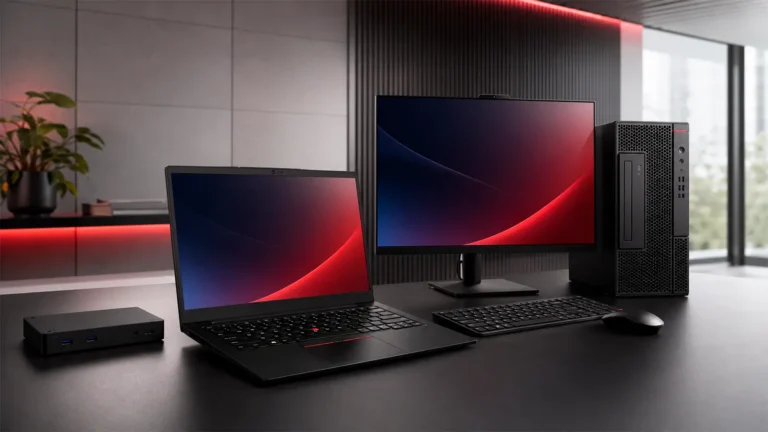 COMPUSHOP Perú Partner Autorizado Lenovo con laptop y soluciones empresariales
