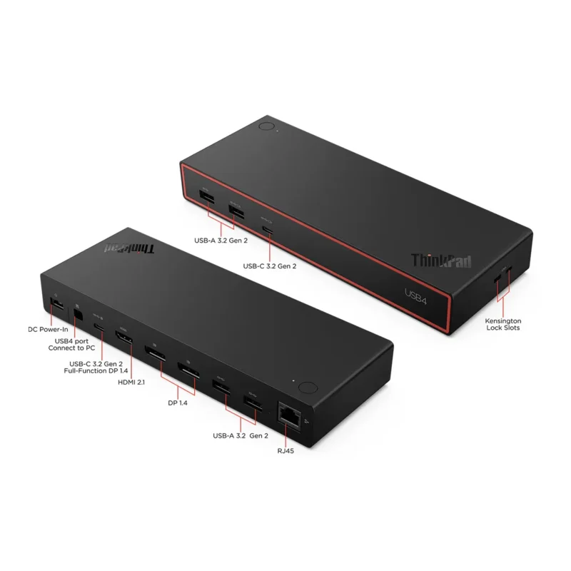 Lenovo ThinkPad USB4 Dock 5000 135W, 40BF0135US-6 Lenovo ThinkPad USB4 Dock 5000 135W, 40BF0135US-6