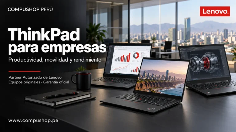 Lenovo ThinkPad para empresas en Perú